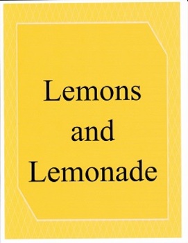 Preview of Lemons and Lemonade:  Imagine It - Grade 3