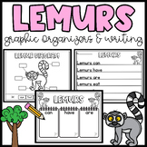 Lemur Graphic Organizers- Writing- Labeling Parts of a Lem