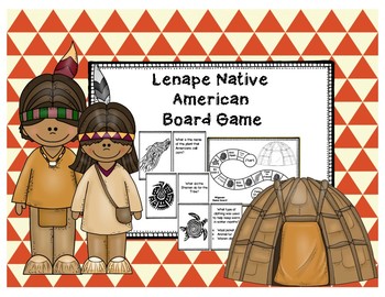Preview of Lenape or Eastern Woodland Natives Review Board Game
