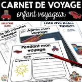 Carnet de voyage  (pour l'élève qui part en voyage) - Fren