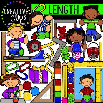 Preview of Length: Measurement Clipart {Creative Clips Clipart}