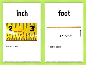 Length Vocabulary Word Wall by Mr Elementary | TPT