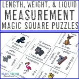 Length Weight Liquid Measurement Activity Center Puzzle Game