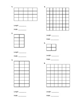 Length/Width Unit Measurements by Marisol Orozco | TPT