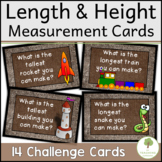 Length and Height Measurement STEM Challenge Cards