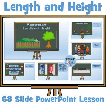 Preview of Length and Height PowerPoint Lesson