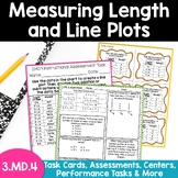 Length and Line Plots 3.MD.4 Task Cards Assessments Center