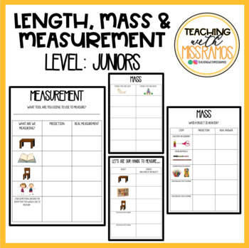 Length, mass and measurement by Teaching with Miss Ramos | TPT