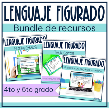 Preview of Lenguaje figurado - Figuras literarias  |  Spanish Figurative Language Bundle