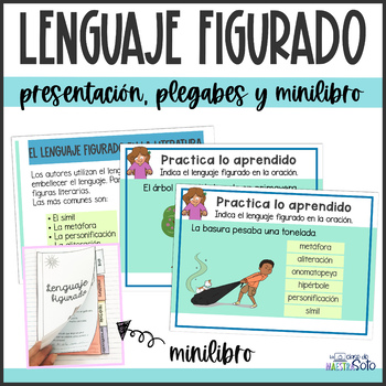 Preview of Lenguaje figurado - Presentación, plegables, pósteres y minilibro de ejercicios