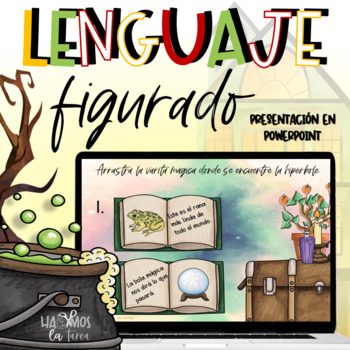 Preview of Lenguaje figurado encantado en español  PPT | Figurative Language in Spanish