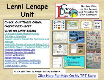 Preview of Lenni Lenape Unit