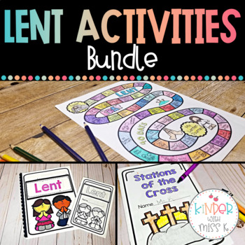 Preview of Lent Activities Bundle