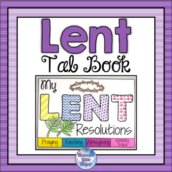 Preview of Lent Activity Booklet Catholic
