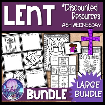 Preview of Lent & Ash Wednesday, Pancake Tuesday Bundle Activities