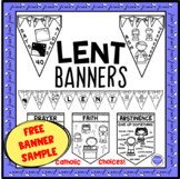 Lent Banner - FREE SAMPLE "L" Banner