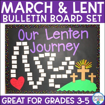Preview of Lent Bulletin Board | Catholic