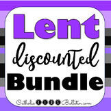 Lent Bundle: Lesson Plans, Guided Notes, Tests, Games, Pre