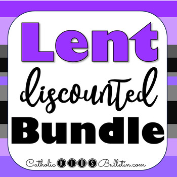 Preview of Lent Bundle: Lesson Plans, Guided Notes, Tests, Games, Presentations, and MORE