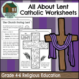 Lent Catholic Activities (Grade 4-6 Religious Education)