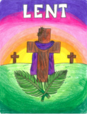 Lent - Coloring Doodle Page - 5 VERSIONS!