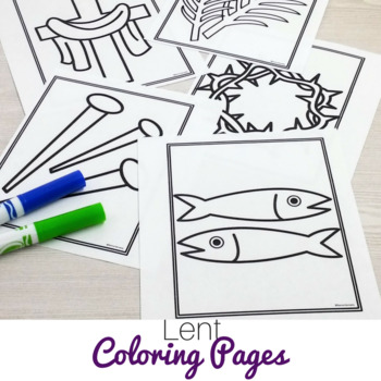 Download Lent Coloring Pages - No Prep Catholic Activities by The ...