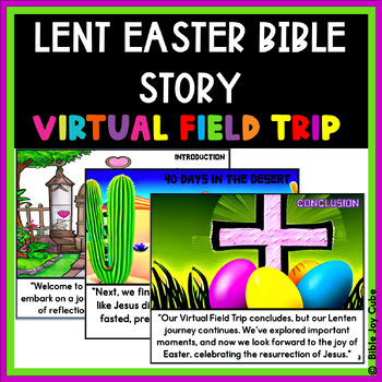 Preview of Lent Easter Bible Story Virtual Field Trip