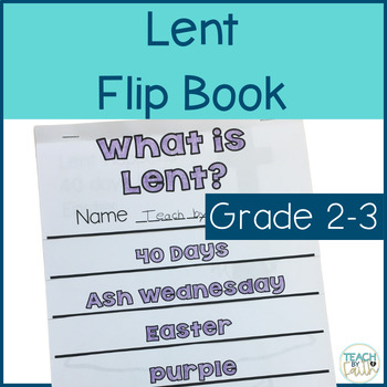 Preview of Lent Bible Lesson Flip Book