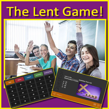 Preview of Lent Game Catholic Religion Activity Religious Idea Ash Wednesday Lenten Journey