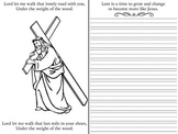 Lent / Good Friday: Coloring page and Journal
