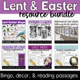 Lent, Holy Week, & Easter Bundle: Bingo, Reading, & Decor 