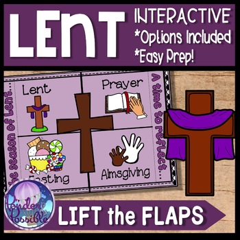 Preview of Ash Wednesday & Lent Interactive Template