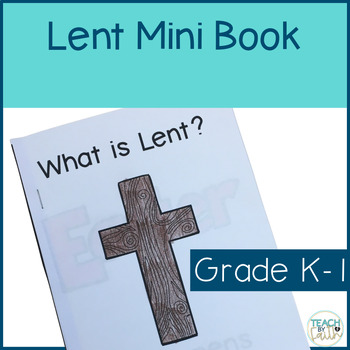Preview of Lent Bible Lesson Mini Book