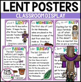 Lent Posters - Classroom Decor
