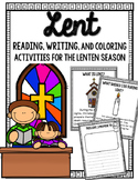 Lent Reading Writing and Coloring activities