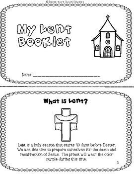 Download Lent Bundle: Worksheets and Activities (NEWLY UPDATED) | TpT