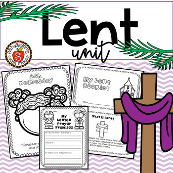 Preview of Lent Unit for Little Learners: Worksheets and Activities