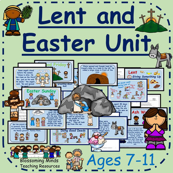 Preview of Lent and Easter Unit - 2nd to 5th grade