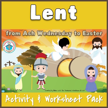 Preview of Lent from Ash Wednesday to Easter Worksheet and Activity Pack
