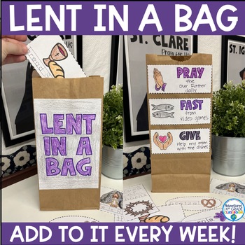 Preview of Lent in a Bag Activity | Ash Wednesday