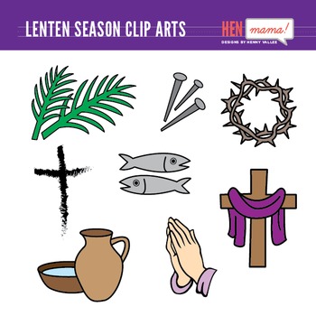 Preview of Lenten Season Clip Art Set