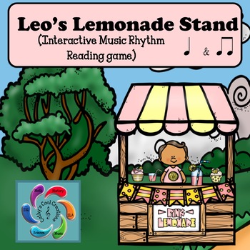 Preview of Interactive Music Rhythm Game-quarter & eighth notes-Leo's Lemonade Stand
