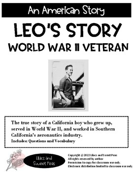 Preview of Leo's Story- World War II Veteran