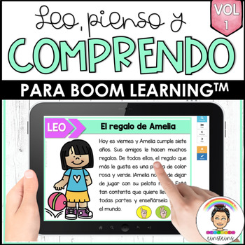 Preview of Leo y Comprendo VOL. 1 | Boom Cards™