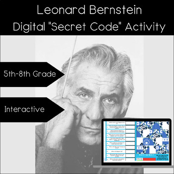 Preview of Leonard Bernstein, Digital Activity, Music Composer, Music Substitute Activities