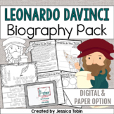 Leonardo da Vinci Biography Pack - Digital Biography Activ