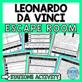 Leonardo da Vinci Escape Room Stations - Reading Comprehen