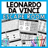 Leonardo da Vinci Escape Room - Task Cards - Reading Compr