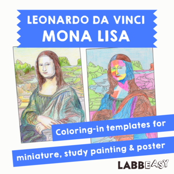 Preview of Leonardo da Vinci Group Work Poster - Mona Lisa (45.3 x 31.5 in)