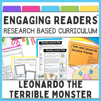 Preview of Leonardo the Terrible Monster Reading Comprehension Lesson Plans and Activities